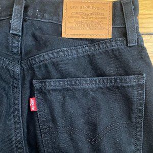 Levi's 70s High Slim Straight Black Jeans